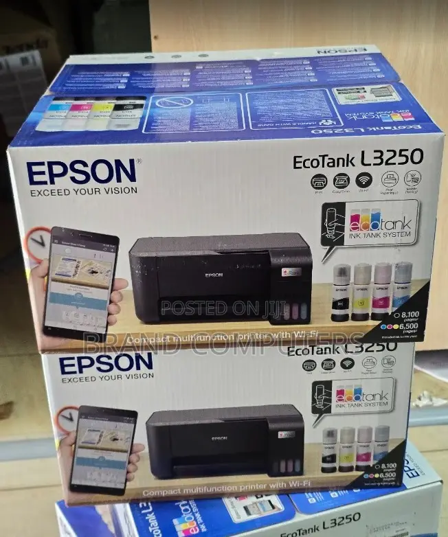 Brandy New Epson L3250 All-in-One Ecotank Printer (Print, Scan, Copy)