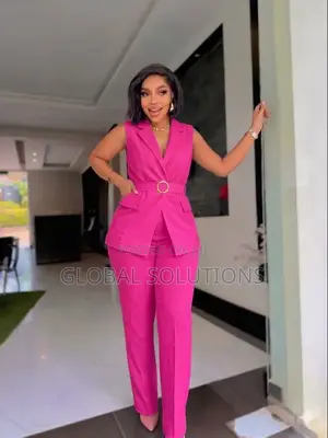 Kafiloe Sleeveless Vest and Pants Suit Set