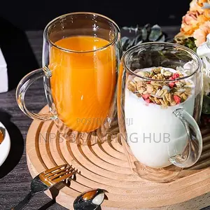 Borocillicate Coffee Double Sided Mug 450 Ml Stda