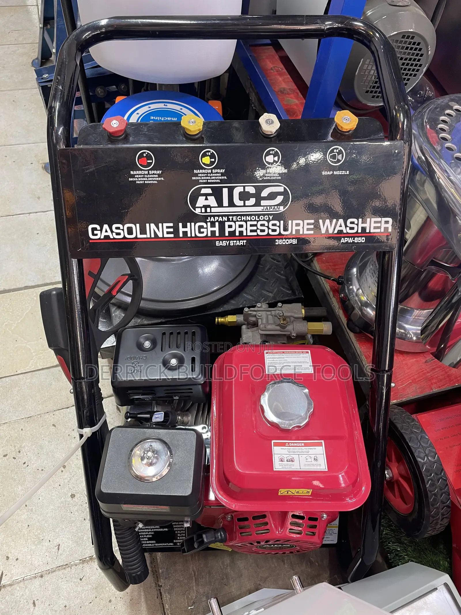 Aico Gasoline High Pressure Washer Machine
