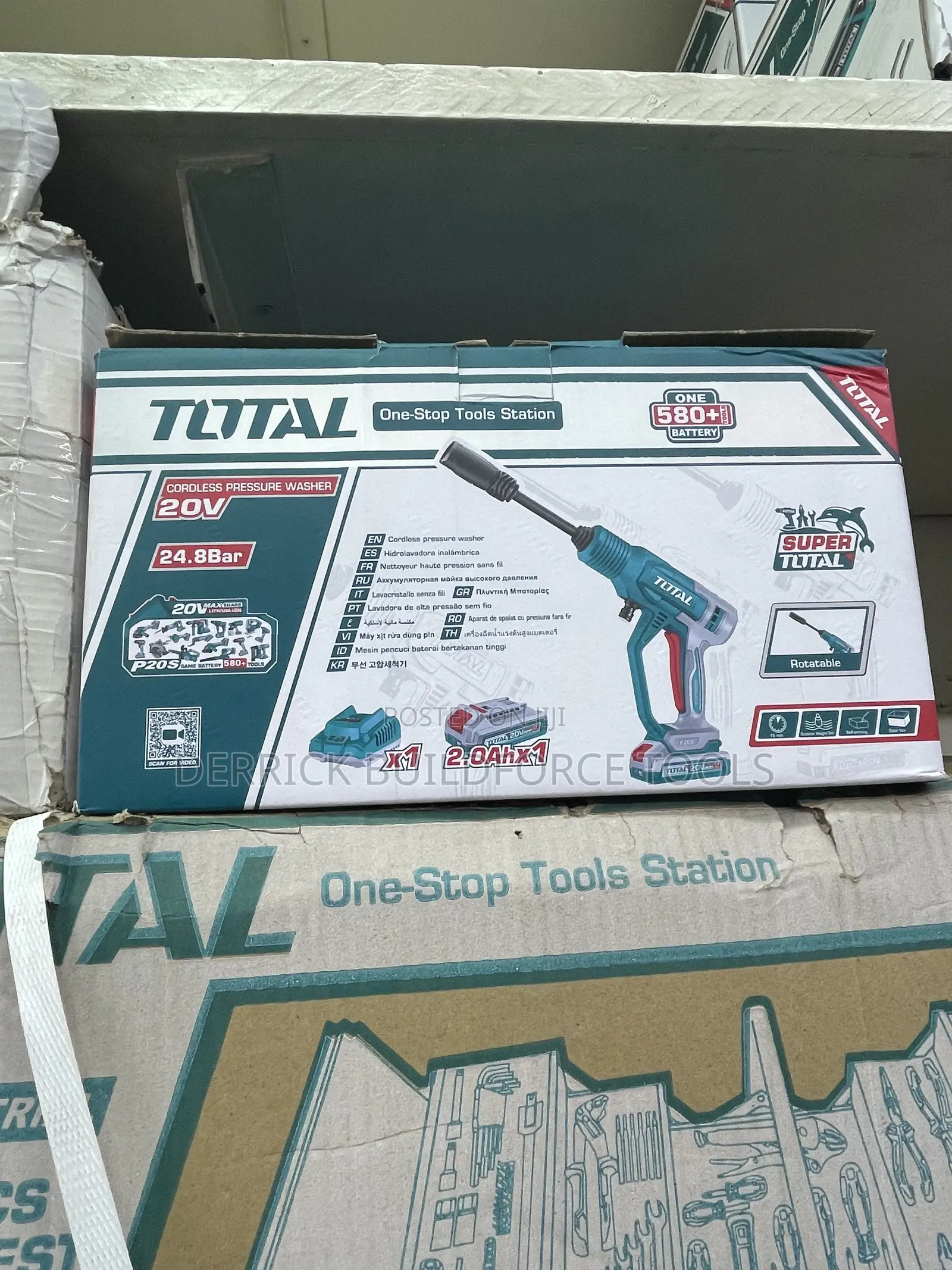 Total 24.8bar Cordless Pressure Washer