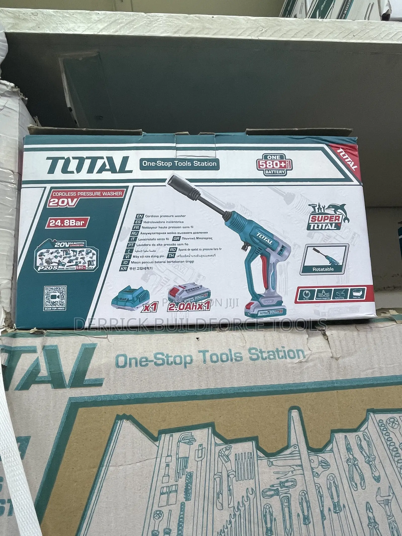 Total 24.8bar Cordless Pressure Washer