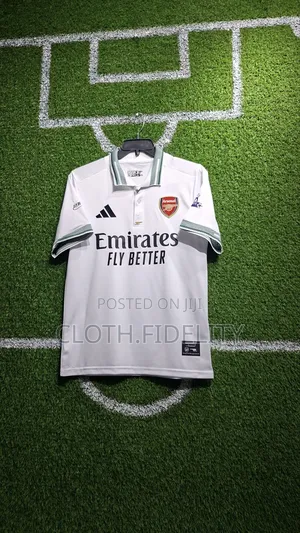Arsenal Polo White Jersey