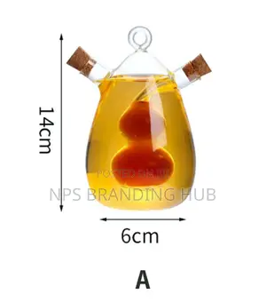 2 In1 Double Mouth Oil and Vinegar Dispenser 350 Ml Stda