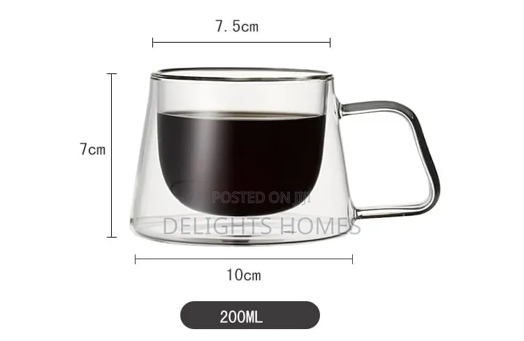 180ml Double Wall Crystal Clear Acrylic Cup-Pa
