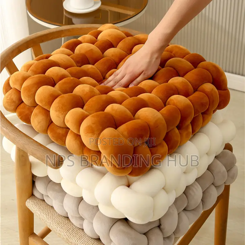 Scandinavian Cushion Woven Pillow Square Sofa 30cm X33 (Stda