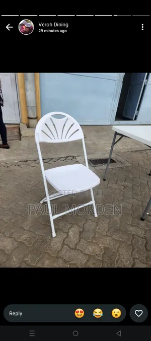 White Mesh Dining Chair