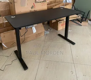 Electric Computer Table With Adjustable Steel