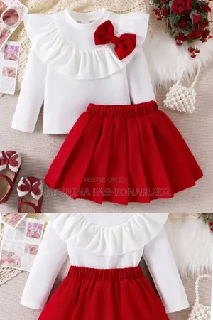 Girls Cute Skirt Outfit 3-7yrs