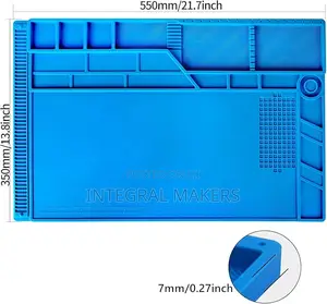 Large Silicone Soldering Mat Magnetic (Size 21.6 X 13.8 Inch)