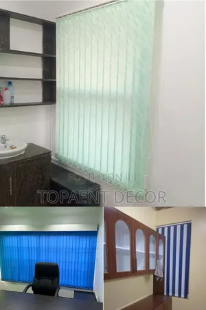 Setting the Mood With Just a Pull of Cord, Vertical Office Blinds
