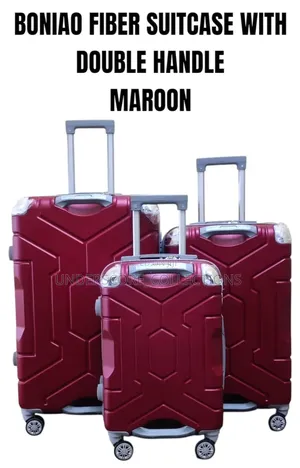 Double Handle Fiber Suitcases