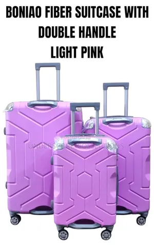 Double Handle Fiber Suitcases