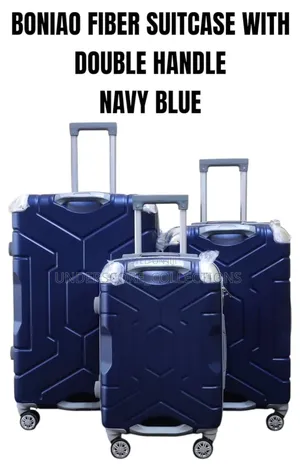 Double Handle Fiber Suitcases