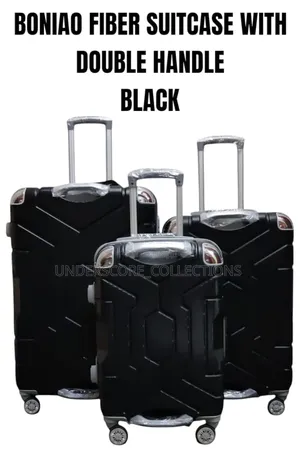 Double Handle Fiber Suitcases