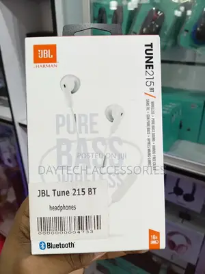 JBL Tune 215bt Bluetooth Earphones -White -Jblt215btwht