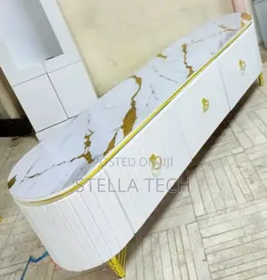 6 FTS Modern Executive Oval Tv Stand