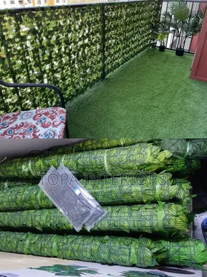Leafy Mesh Synthetic Green Balcony Privacy Screen Fence