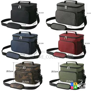 *Large Capacity Cooler Lunch Bag/Unisex Insulated Lunch Bag