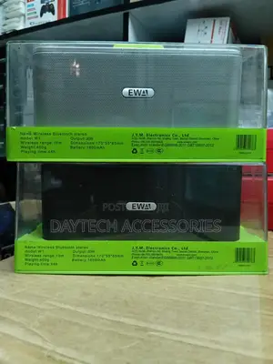 Ewa W1 Portable Wireless Bluetooth Speaker Double Sound - Black