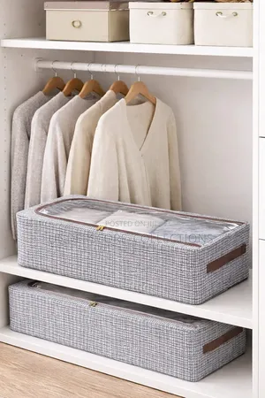 *Large Capacity Visible Zipper Wardrobe Closet Organizer*