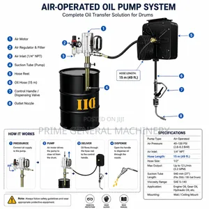 Pneumatic Oil Pump