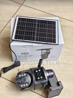 4mp Dual Lens Ubox Outdoor Wifi Smart Camera With Solar Panel