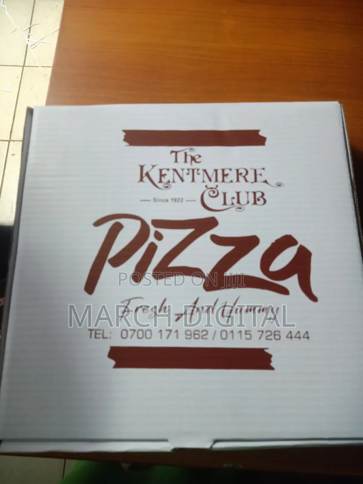 Pizza Box Branding