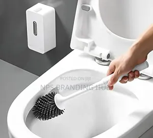 Toilet Brush Set Silicone Wall Mounted (Stda