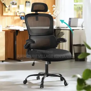 Office Seat With Flipping Arms