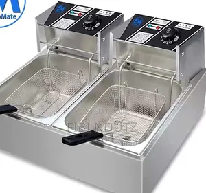 Double Deep Fryer Electomate Commercial 12l Deep Fryer