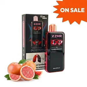 ZMR 15000puffs Grapefruit Disposable Vape Rechargeable With Screen