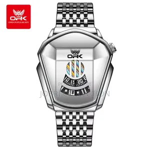 Opk Gents Sliver Stainless Watch