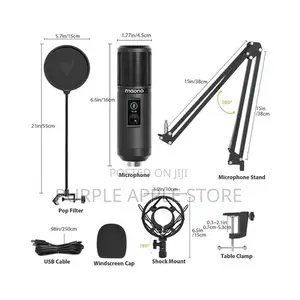 Maono Au-pm421 Professional Usb Condenser Podcast Microphone Kit