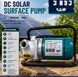 Dc Solar Surface Waterpump 2inch 900watts 96volts