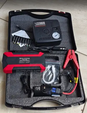 Multi Purpose Car Jump Starter With Air Compressor