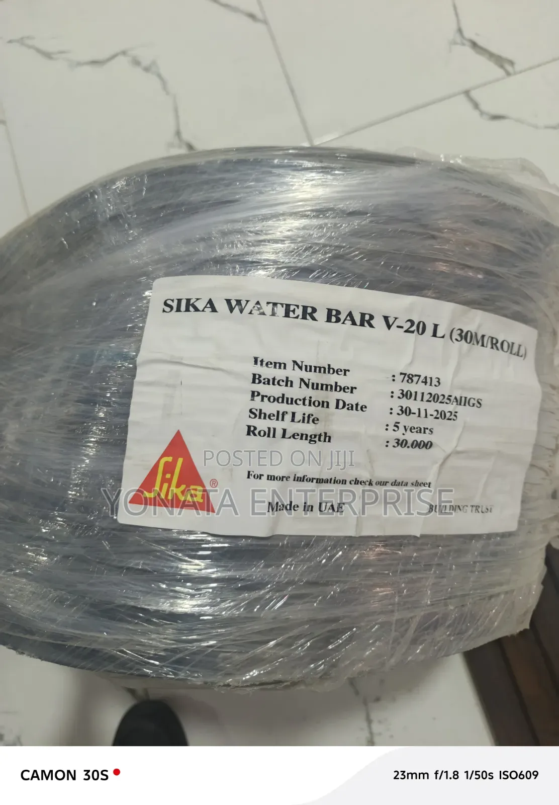 30m Roll Sika Waterbar V20