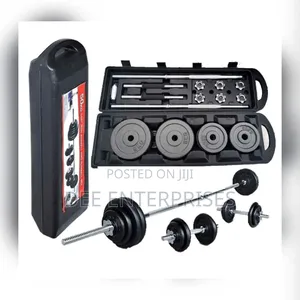 50kgs York Dumbbell Set With Barbel