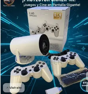 Hy300 Mini Gaming Projector With Wifi Bluetooth
