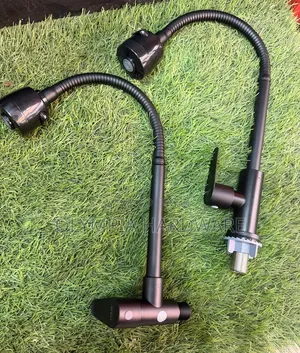 Black Pillar Wall Kitchen Tap