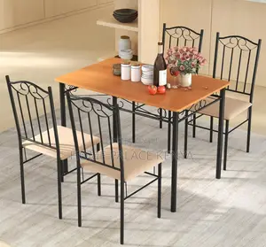 Dining Set: 5 -Piece Kitchen Dining Set With Rectangular Table