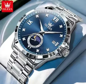 Gents Olevs Blue Face Watches