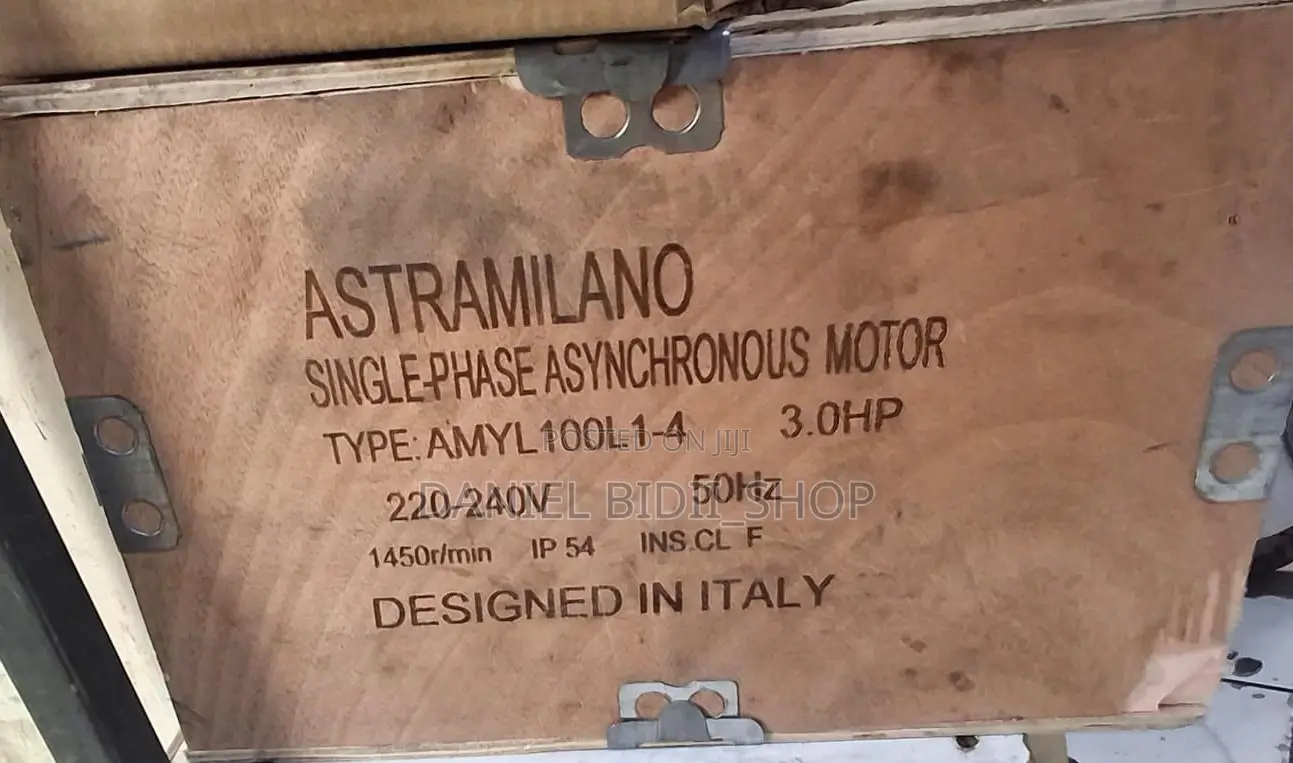 Astramilano Single Phase 3hp Electric Motor Low Speed