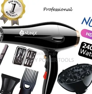 Nunix Professional Hair Blow Dryer and Straightener With 3 Mode