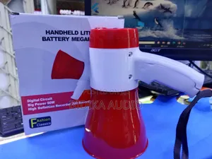 50w Handheld Lithium Battery Megaphone With 260-Second Hd Recorder