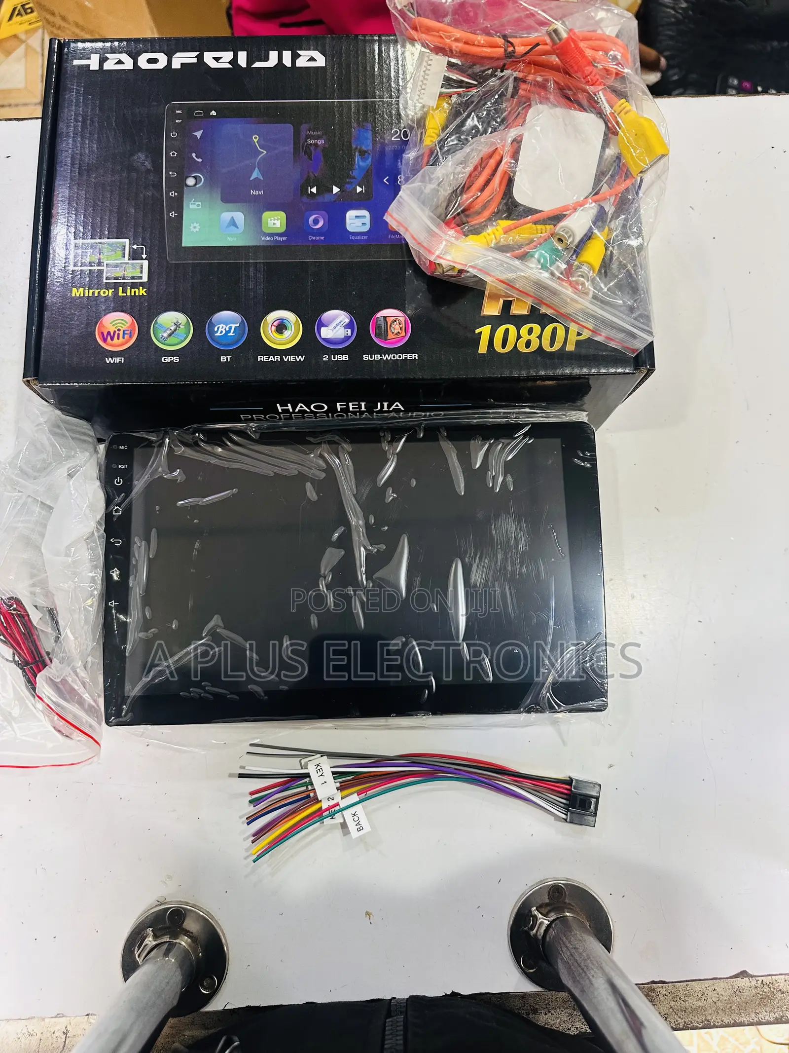 Android 10 Inch (4+64gb) With Fan + Reverse Camera – Clean Screen