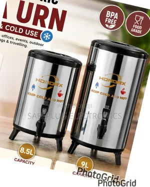 Tea Urn Hot Cold Stainless Steel Beverage Dispenser