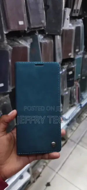 Samsung A15", High-Quality, Vintage-Style Pu Faux Leather Case