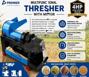 Multifunctional Thresher Machine With 4hp Motor