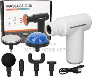 Handheld Hot Cold Compress Deep Tissue Massager (White)